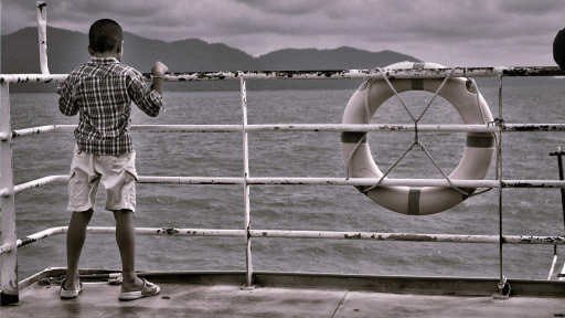 Sur le ferry pour Ko Tao